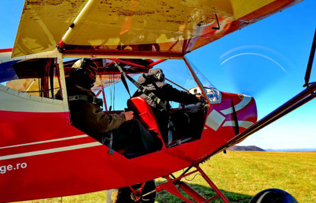Zboruri de fotografiere in Maramures, cu avion ultrausor